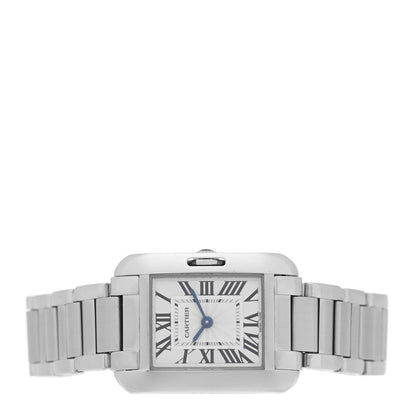 Cartier Stainless Steel 23mm Tank Anglaise Quartz Watch 2 of 4