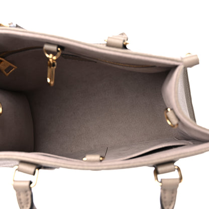 Louis Vuitton Empreinte Monogram Giant Onthego PM Tourterelle Creme 5 of 8