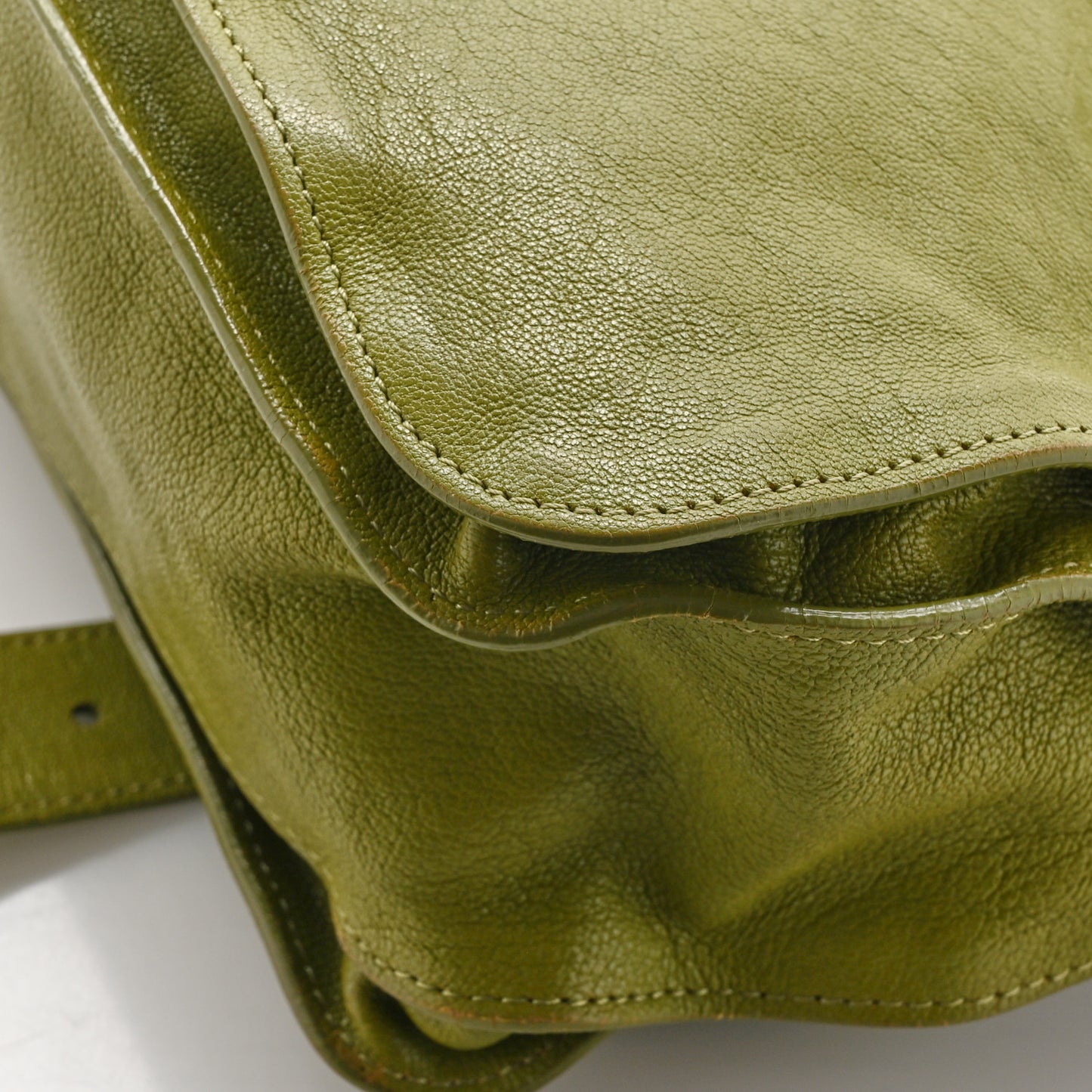 Lambskin Medium PS1 Satchel Olive