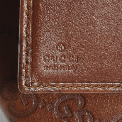 Gucci Guccissima New Britt Compact Wallet Brown 5 of 8