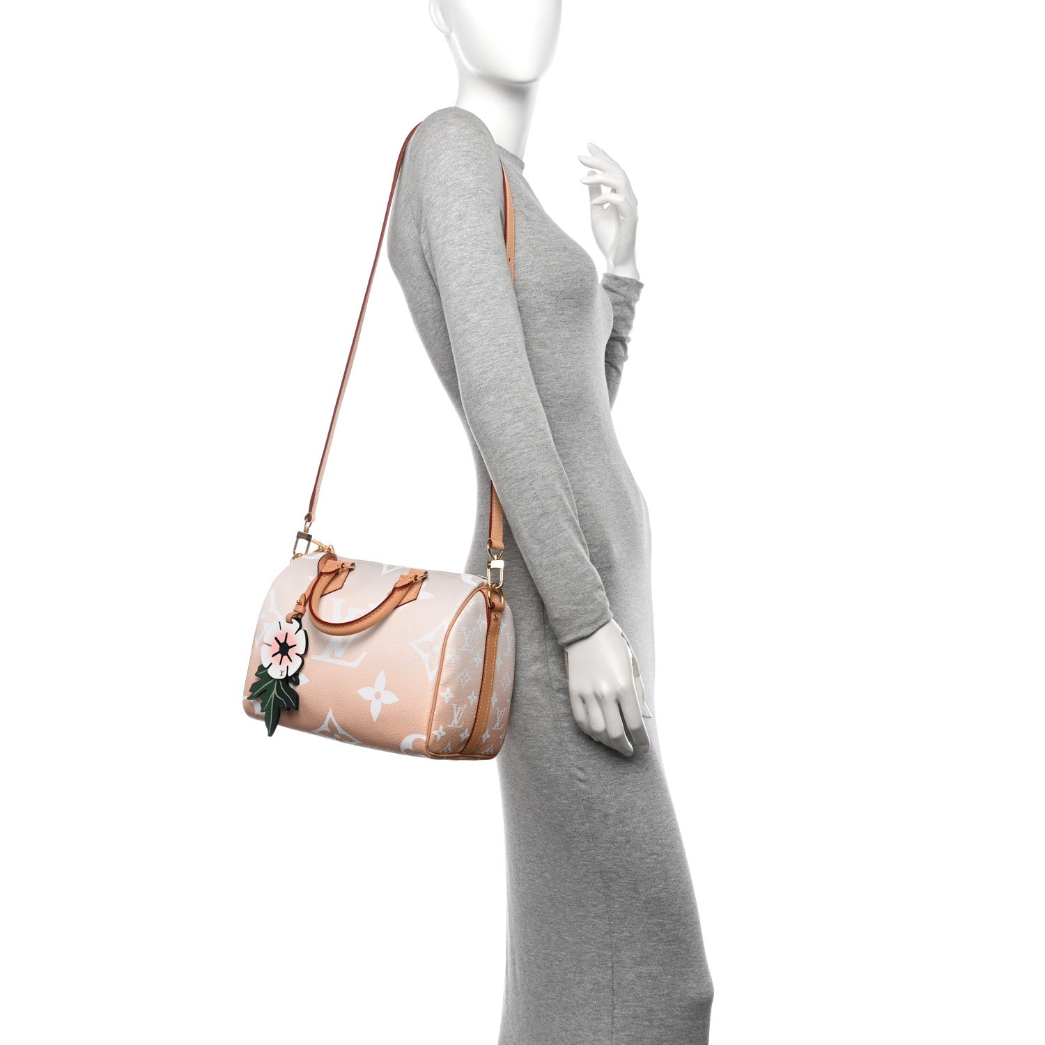 Louis Vuitton Monogram Giant By The Pool Speedy Bandouliere 25 Brume 2 of 10