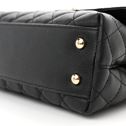 Chanel Caviar Quilted Mini Coco Handle Flap Black 10 of 10