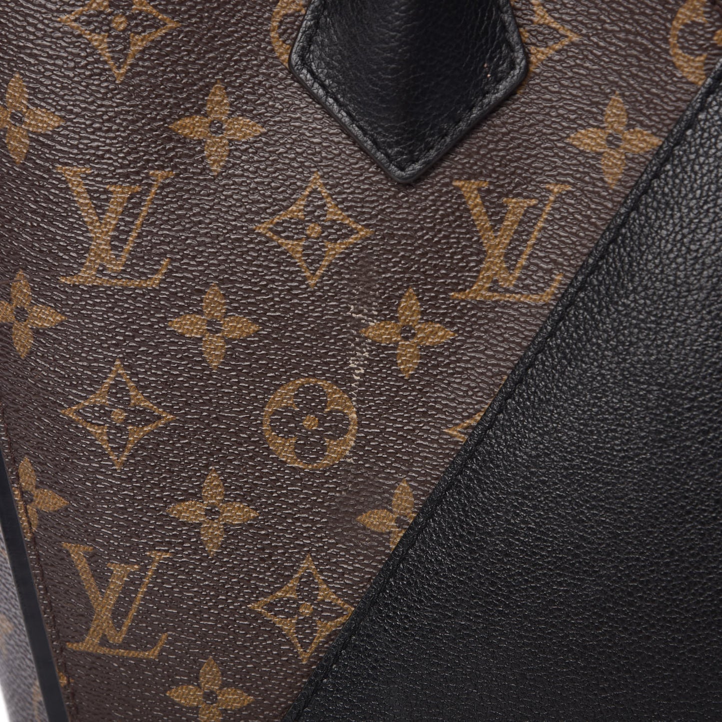 Calfskin Monogram Kimono Tote Black