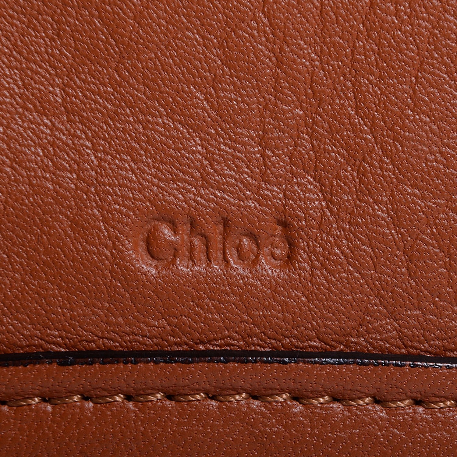 Chloe Calfskin Medium Military Paraty Caramel 11 of 11
