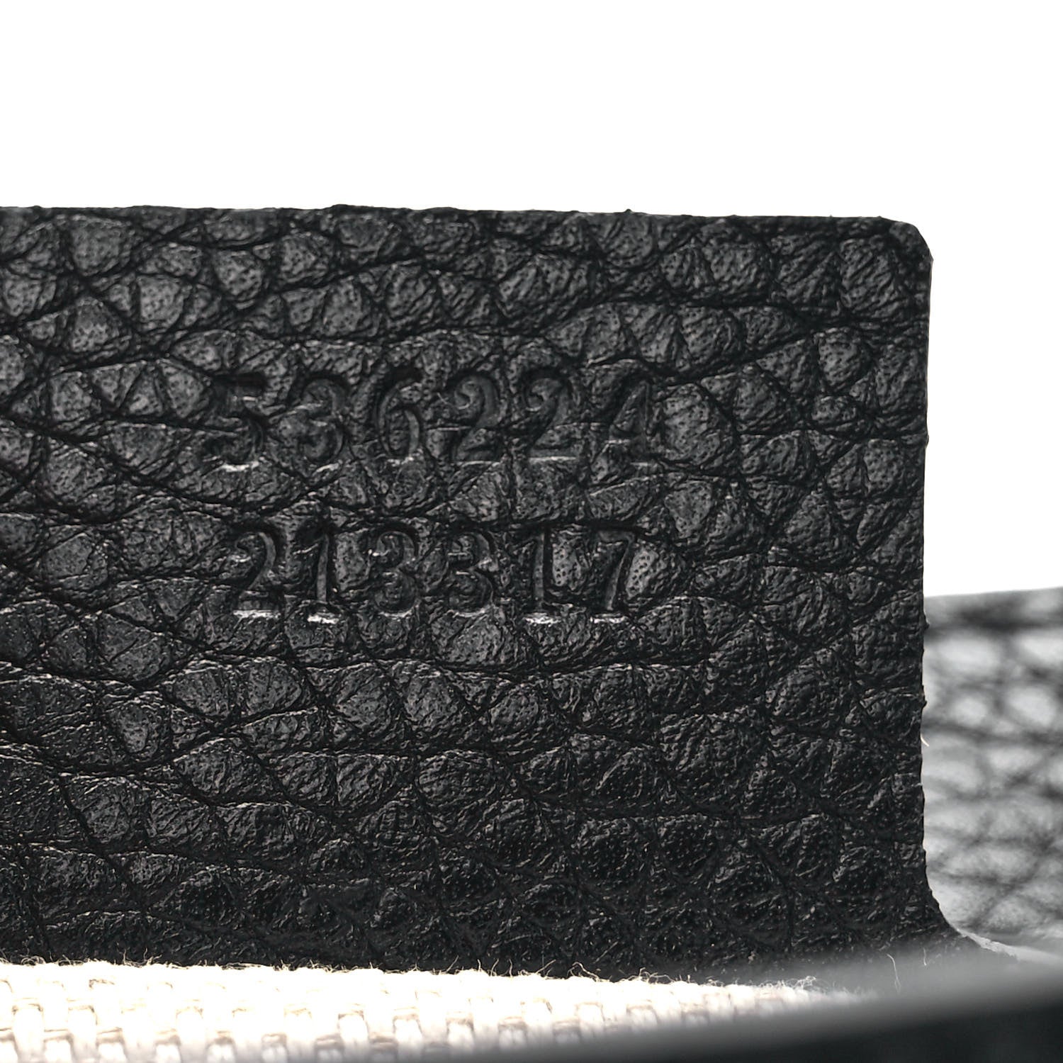 Gucci Pebbled Calfskin Medium Soho Flap Crossbody Black 7 of 9
