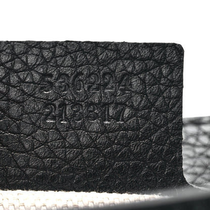Gucci Pebbled Calfskin Medium Soho Flap Crossbody Black 7 of 9