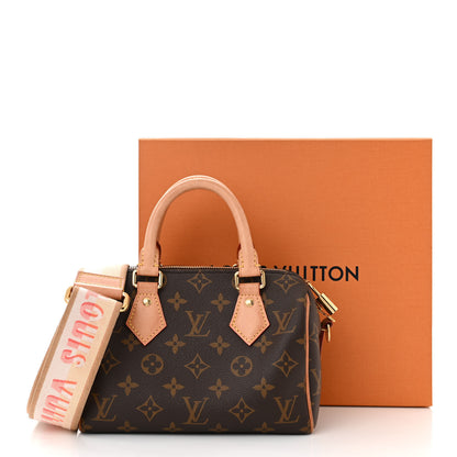 Louis Vuitton Monogram Speedy Bandouliere 20 Pink Orange 14 of 14