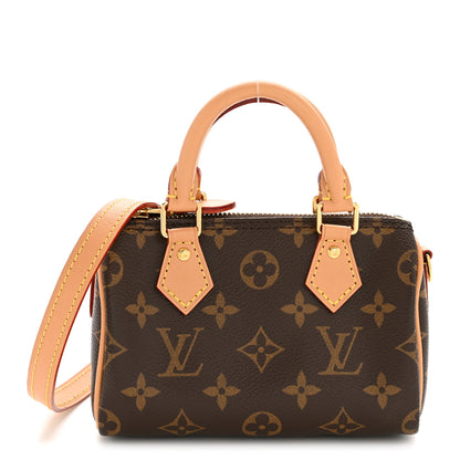 Louis Vuitton Monogram Nano Speedy Bandouliere 1 of 10