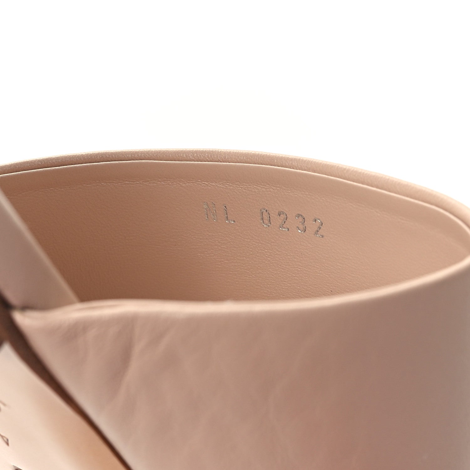 Louis Vuitton Lambskin Embossed Monogram Drapy Flat Thong Sandal 41 Beige 8 of 8