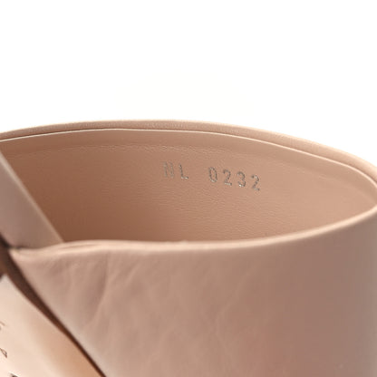 Louis Vuitton Lambskin Embossed Monogram Drapy Flat Thong Sandal 41 Beige 8 of 8