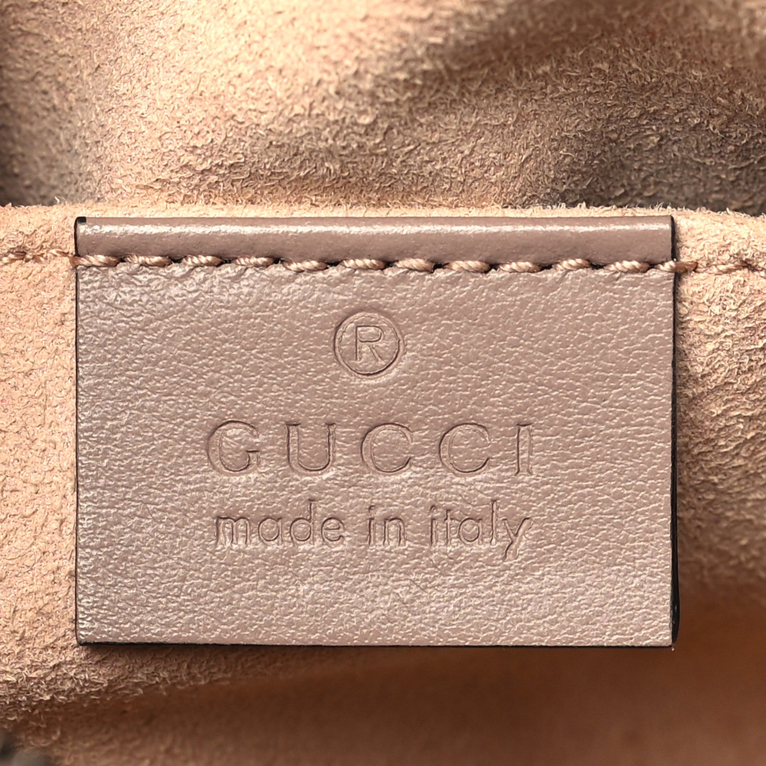 Gucci Calfskin Matelasse Mini GG Marmont Chain Shoulder Bag Porcelain Rose 6 of 10