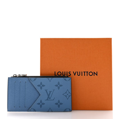 Louis Vuitton Taigarama Coin Card Holder Blue 8 of 8