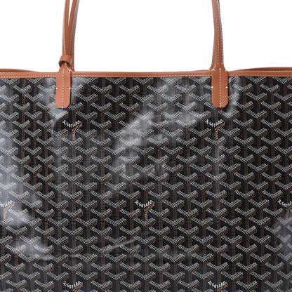 Goyard Goyardine Saint Louis GM Black Gold 8 of 10