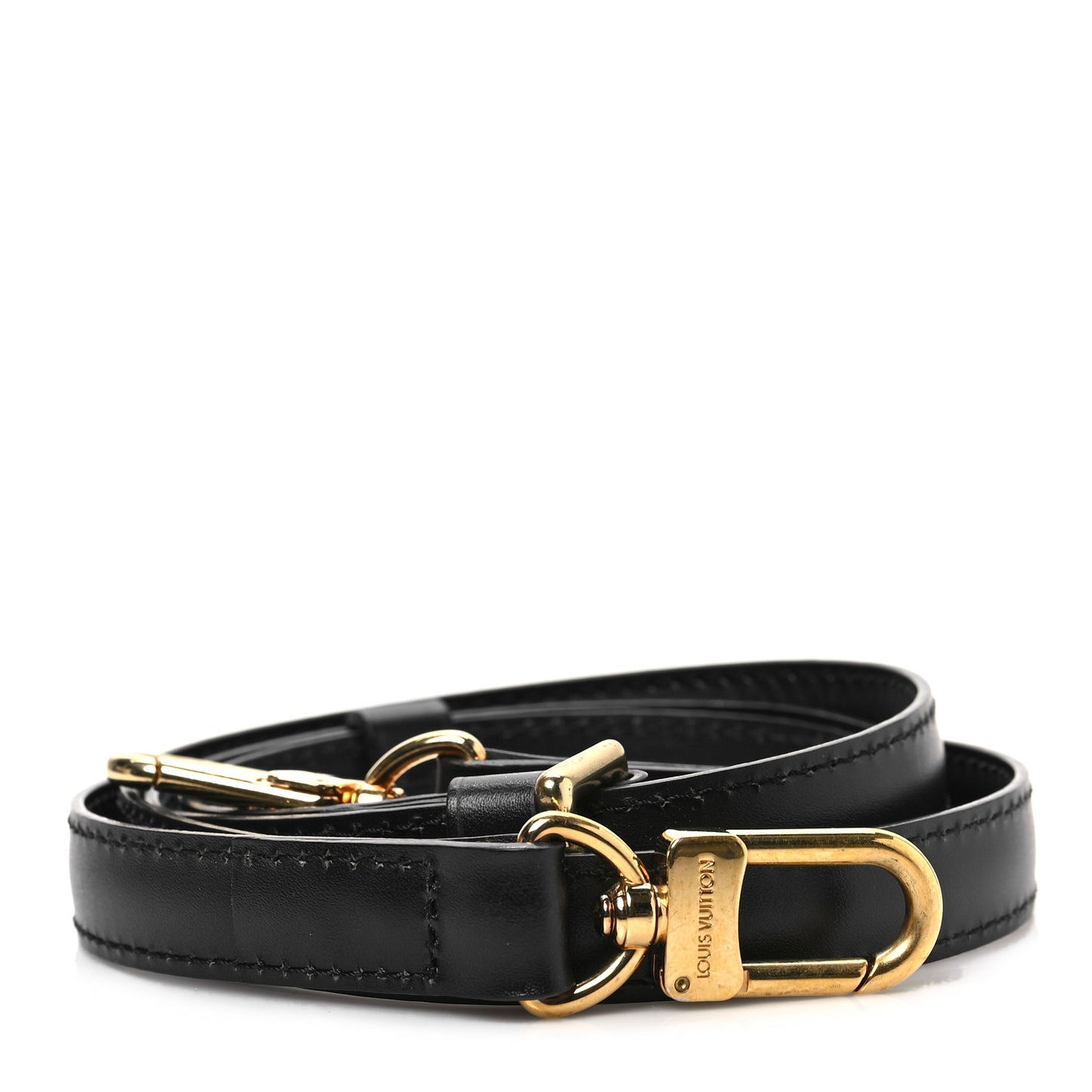 Calfskin 16mm Adjustable Shoulder Strap Black