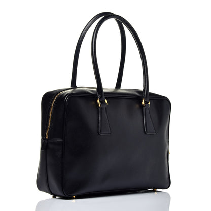 Prada Saffiano Lux Bowler Black 3 of 8