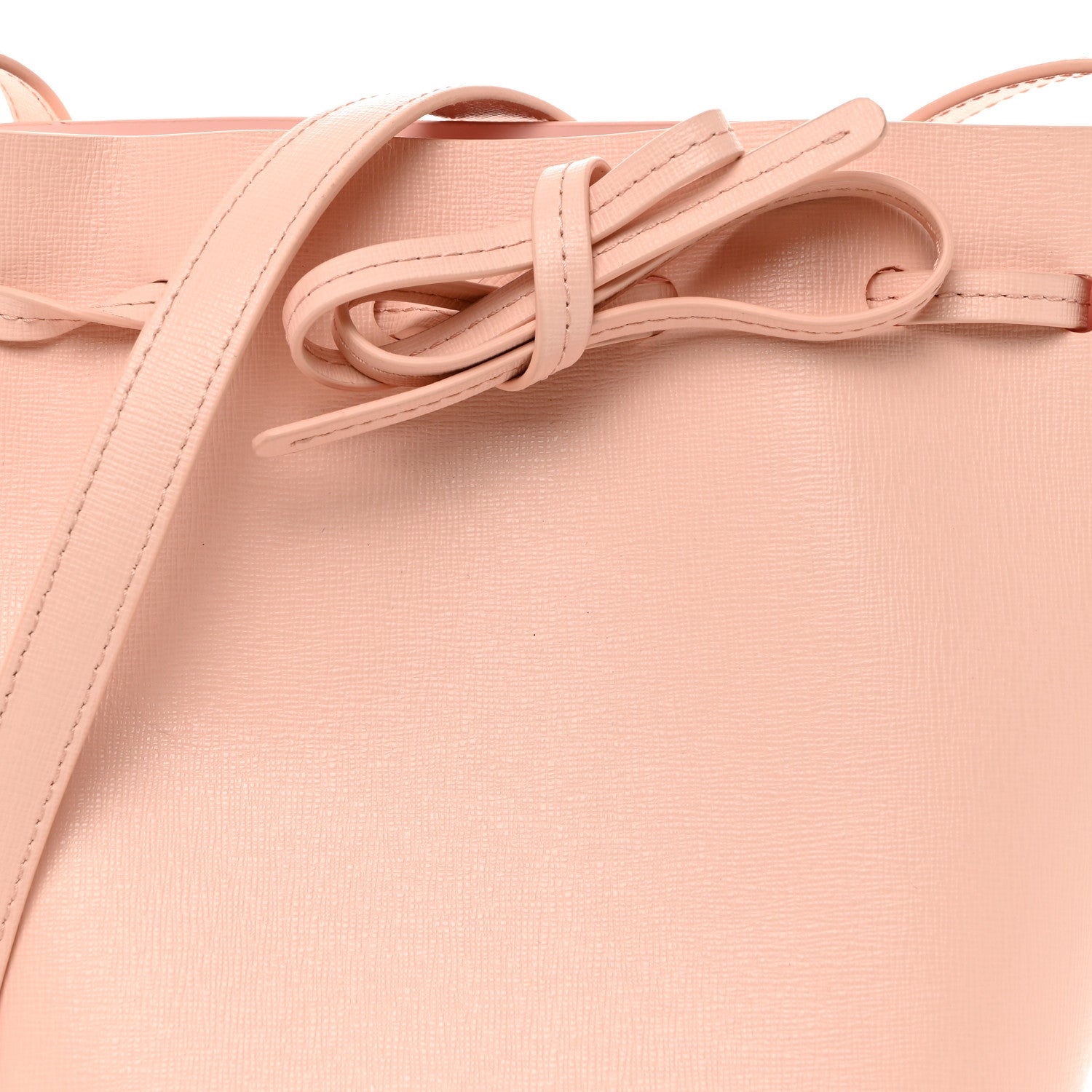 Mansur Gavriel Saffiano Mini Mini Bucket Bag Rosa 8 of 10