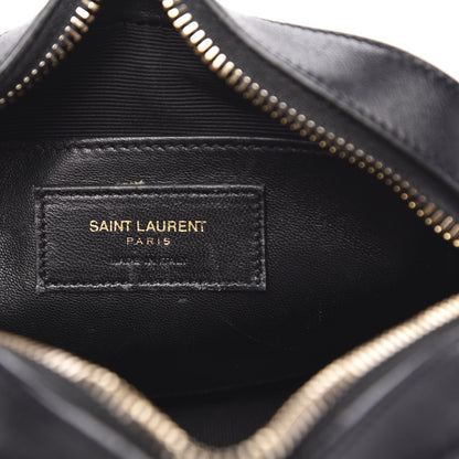 Saint Laurent Lambskin Chevron Small Classic Monogram Camera Bag Nero Black 6 of 12