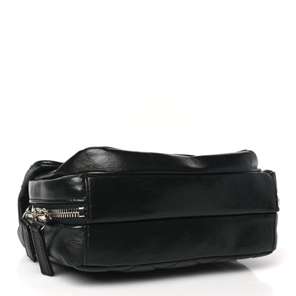Chanel Aged Calfskin Quilted Express Zip Around Flap Black 4 of 13
