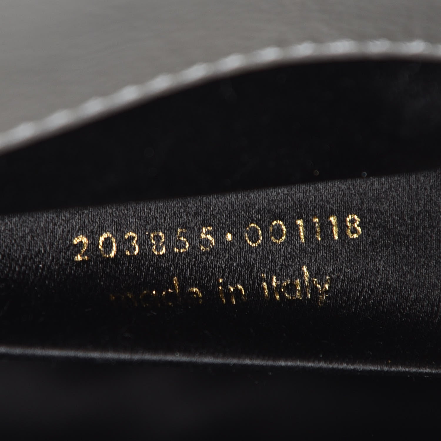 Saint Laurent Textured Patent Monogram Large Belle de Jour Clutch Grey 7 of 7
