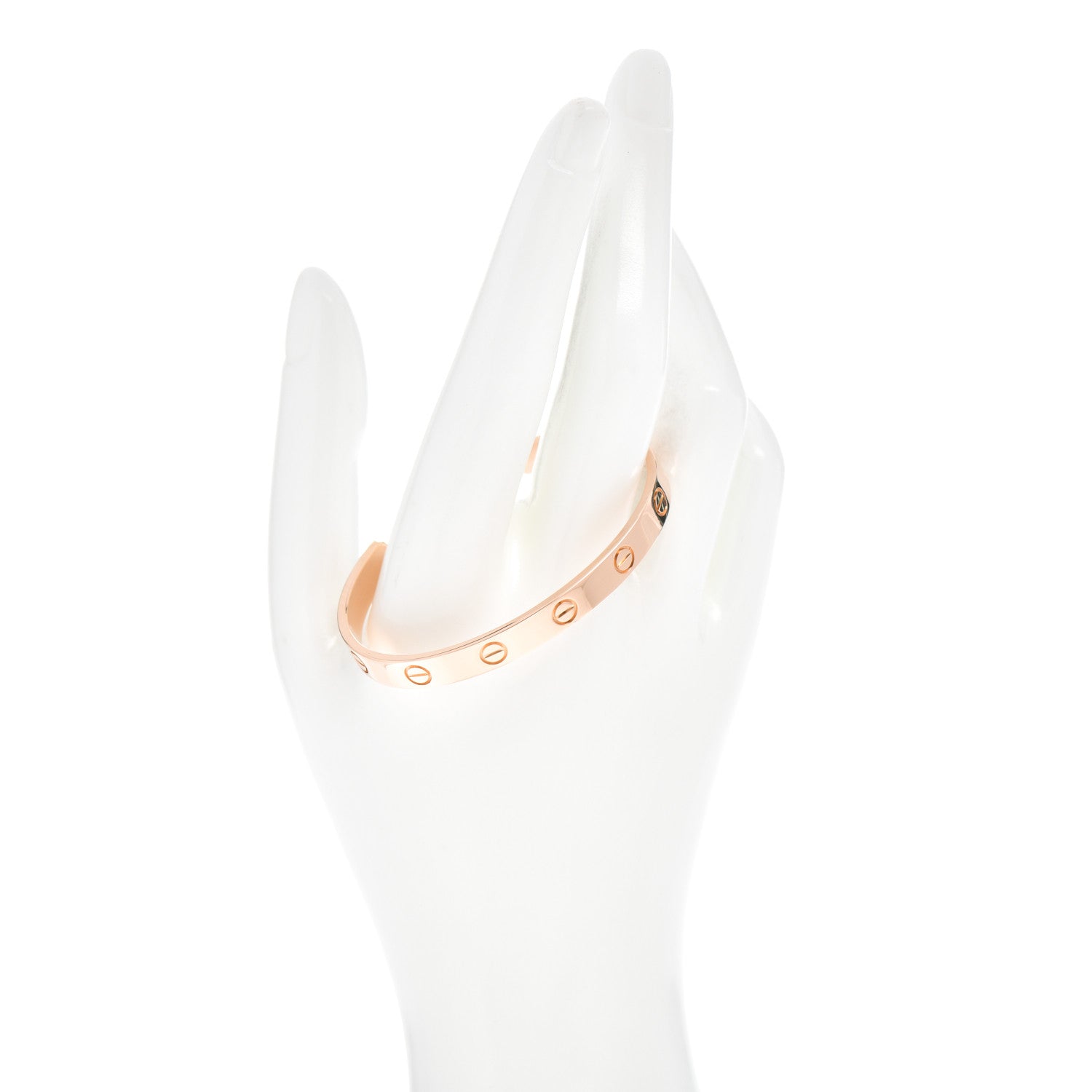 Cartier 18K Pink Gold LOVE Cuff Bracelet 16 2 of 6