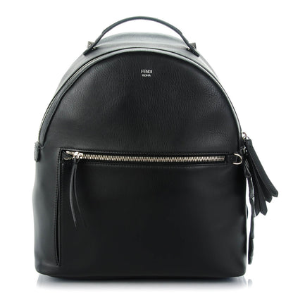 Fendi Vitello Dolce Croc Tail Backpack Black 1 of 8