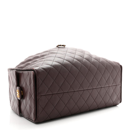 Chanel Caviar Quilted Large Chanel 25 Handbag Dark Brown 4 of 11