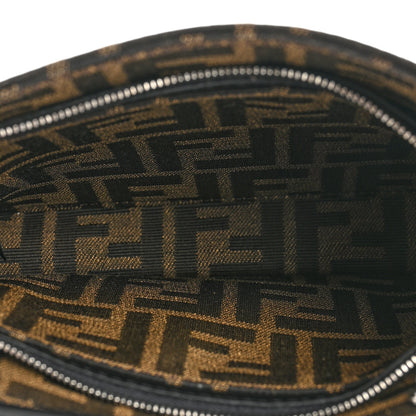 Fendi X FRGMT X POKEMON Fabric Jacquard FF 1974 Pokemon Inlay Peekaboo I See U X Cross Satchel Tobacco Moro Multicolor Black 6 of 10
