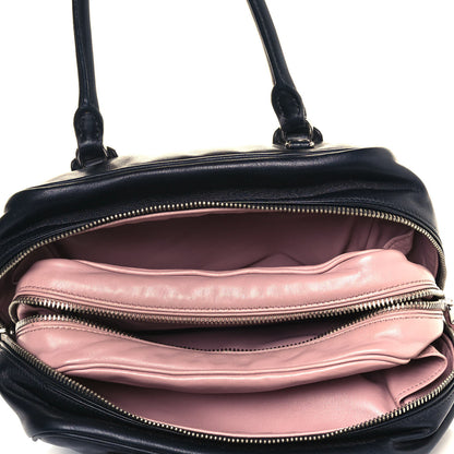 Prada Soft Calf Inside Tote Black Mughetto 5 of 11