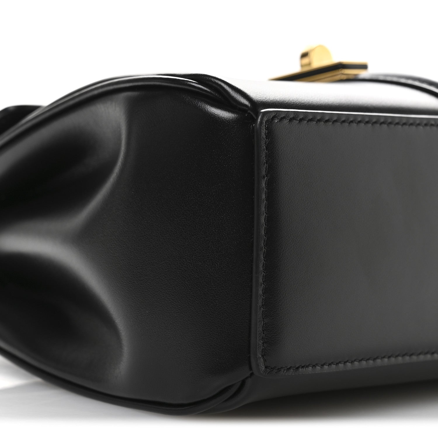 Celine Satinated Calfskin Mini 16 Top Handle Bag Black 10 of 12