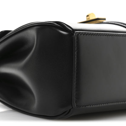 Celine Satinated Calfskin Mini 16 Top Handle Bag Black 10 of 12