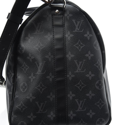Louis Vuitton Monogram Eclipse Keepall Bandouliere 45 9 of 10