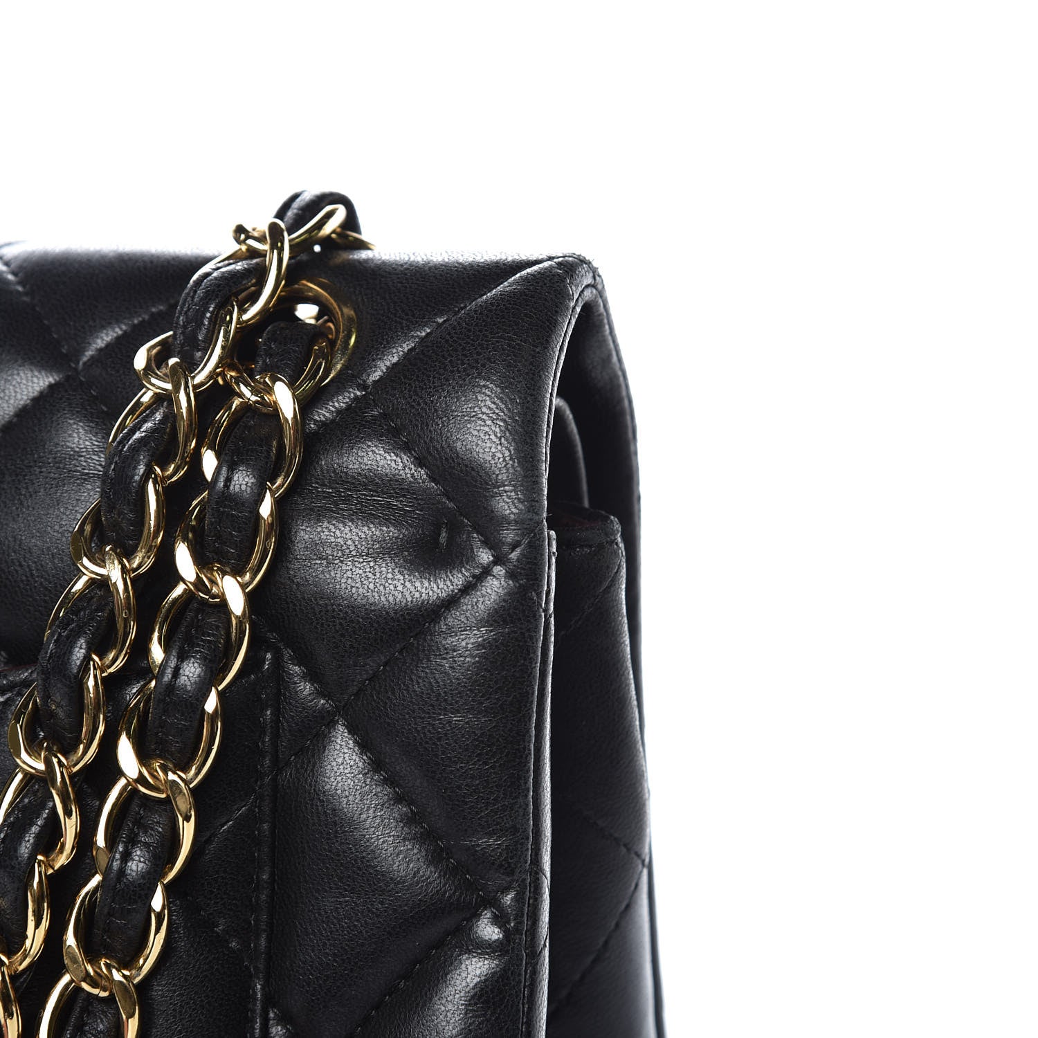 Chanel Lambskin Quilted Maxi Double Flap Black 17 of 17