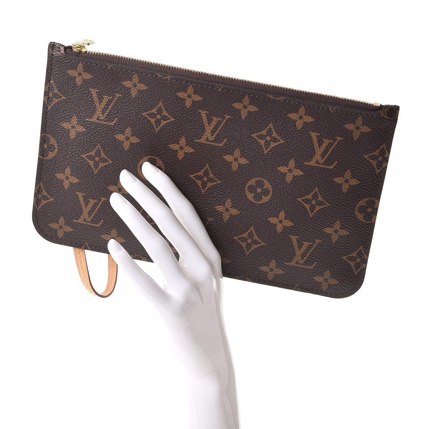 Louis Vuitton Monogram Neverfull MM GM Pochette 2 of 8
