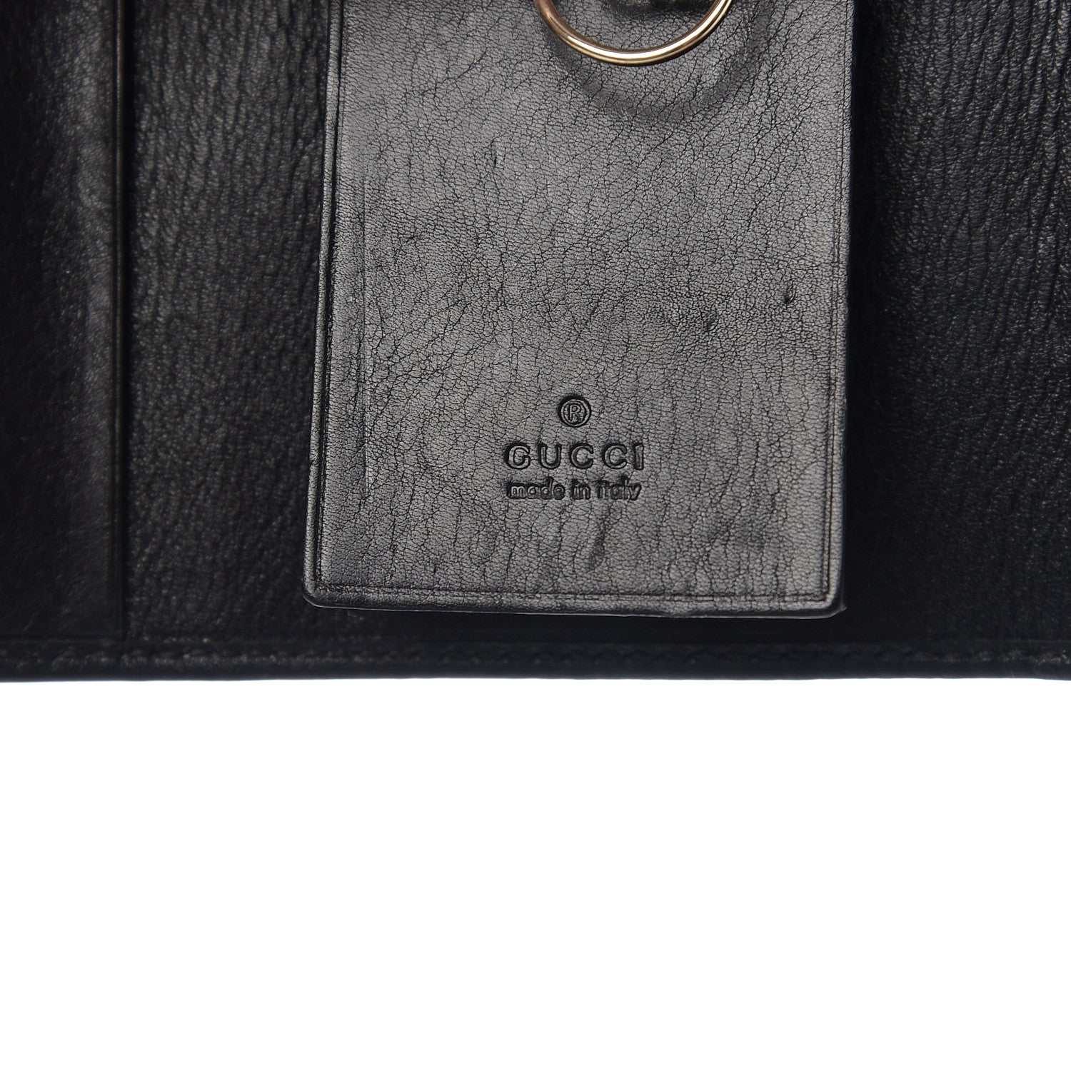 Gucci Calfskin Britt 6 Key Holder Case Black 5 of 6