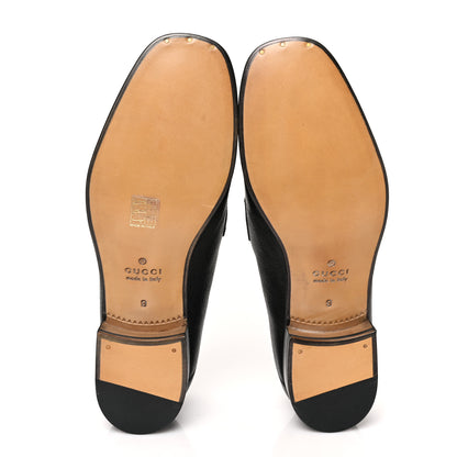Gucci Havely Kid Web Mens Horsebit Loafers 9 Black 5 of 8