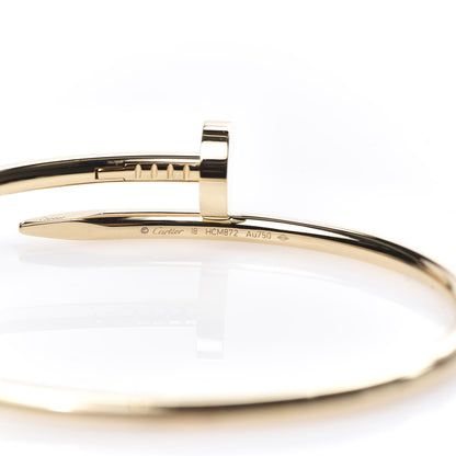 Cartier 18K Yellow Gold Juste Un Clou Bracelet 18 4 of 5