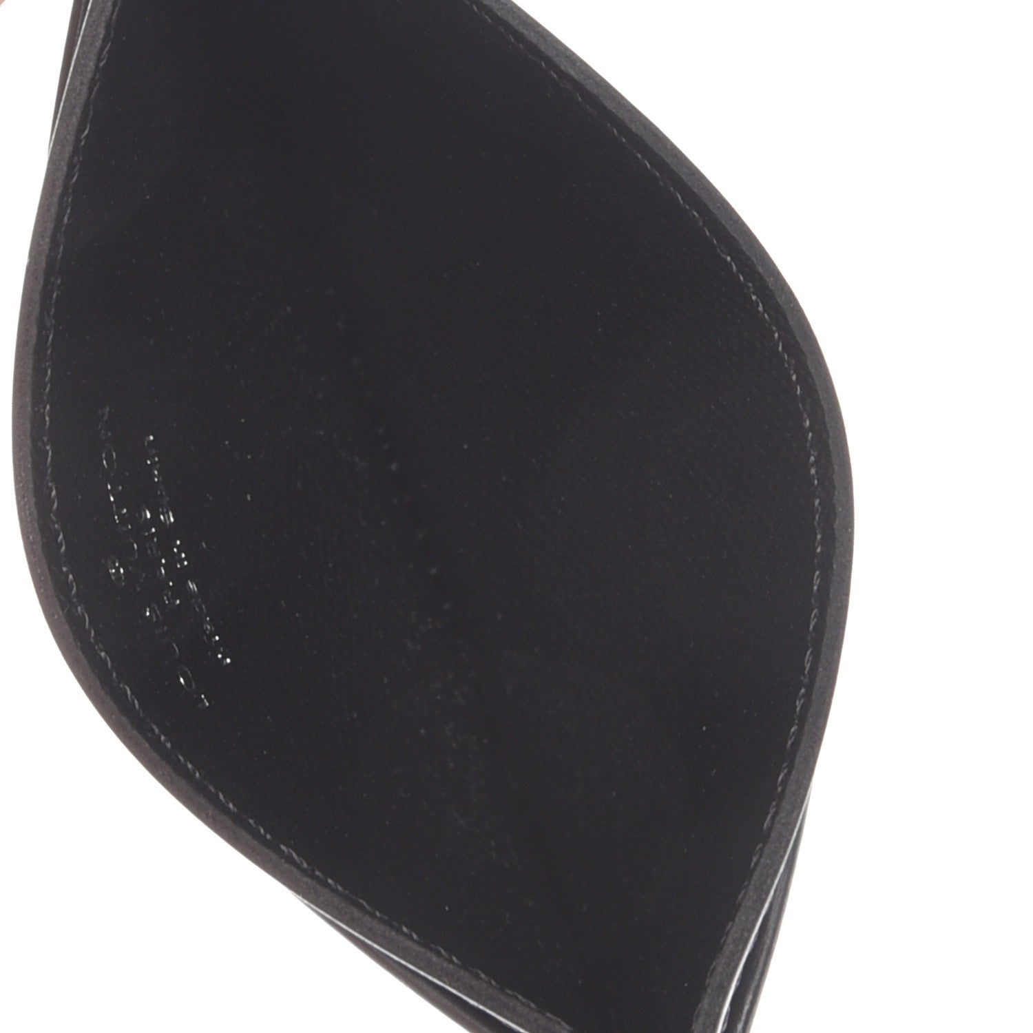 Louis Vuitton Epi Card Holder Black 5 of 8