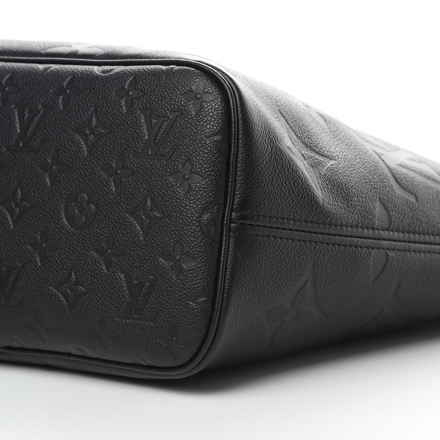 Louis Vuitton Empreinte Monogram Giant Neverfull MM Black 11 of 13