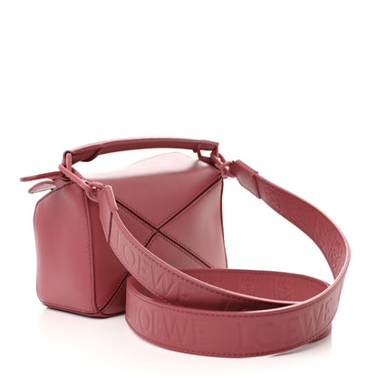 Loewe Calfskin Mini Puzzle Bag Plumrose 3 of 12