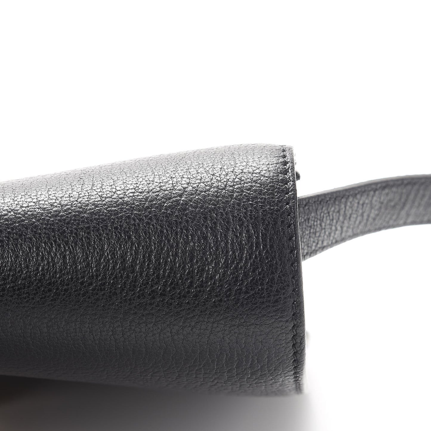 Goatskin Medium Classic Box Flap Bag Black