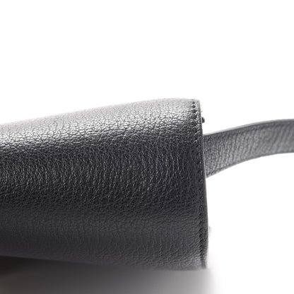 Celine Goatskin Medium Classic Box Flap Bag Black 8 of 10