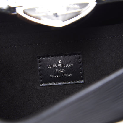 Louis Vuitton Epi Montaigne Clutch Black 7 of 9