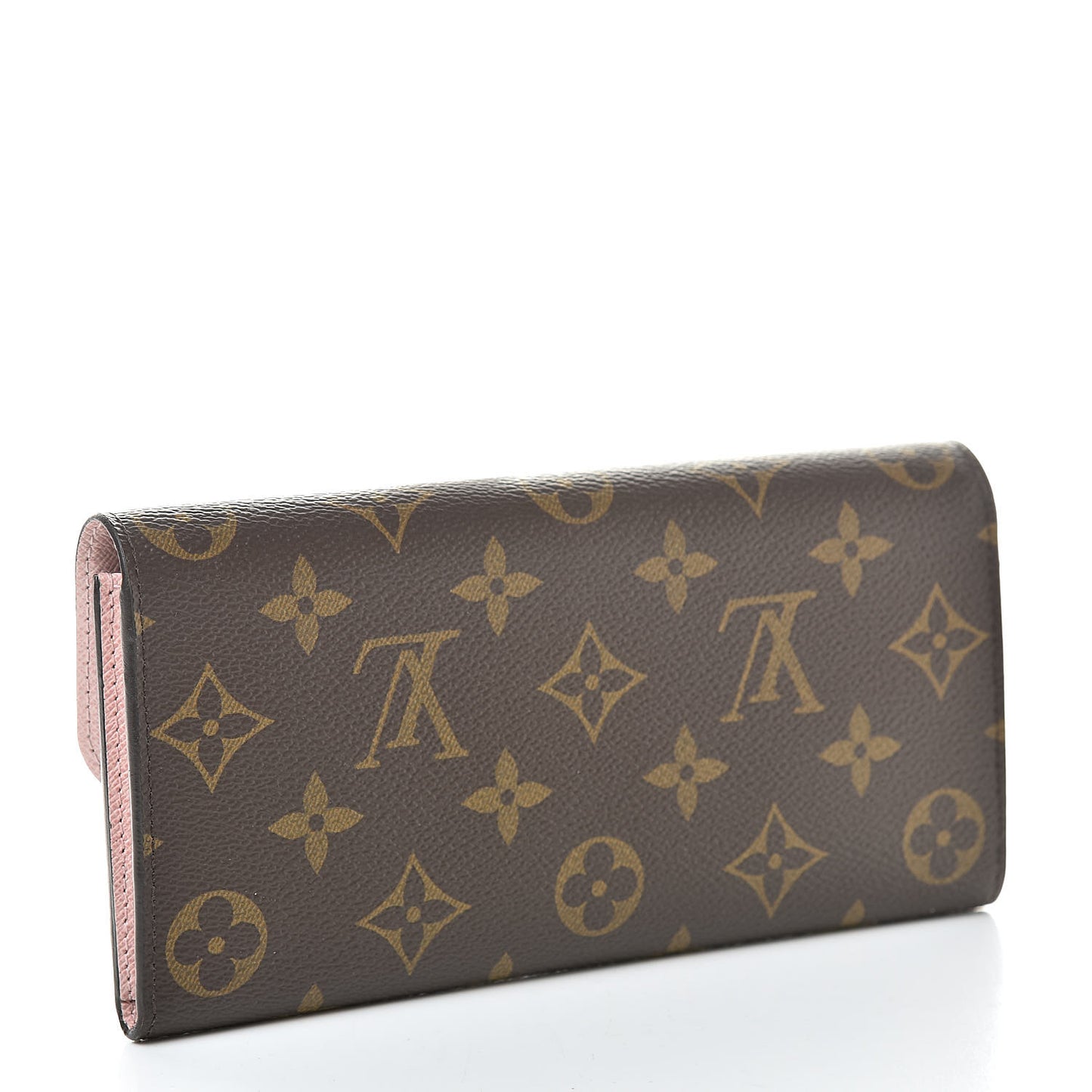 Monogram Emilie Wallet Rose Ballerine