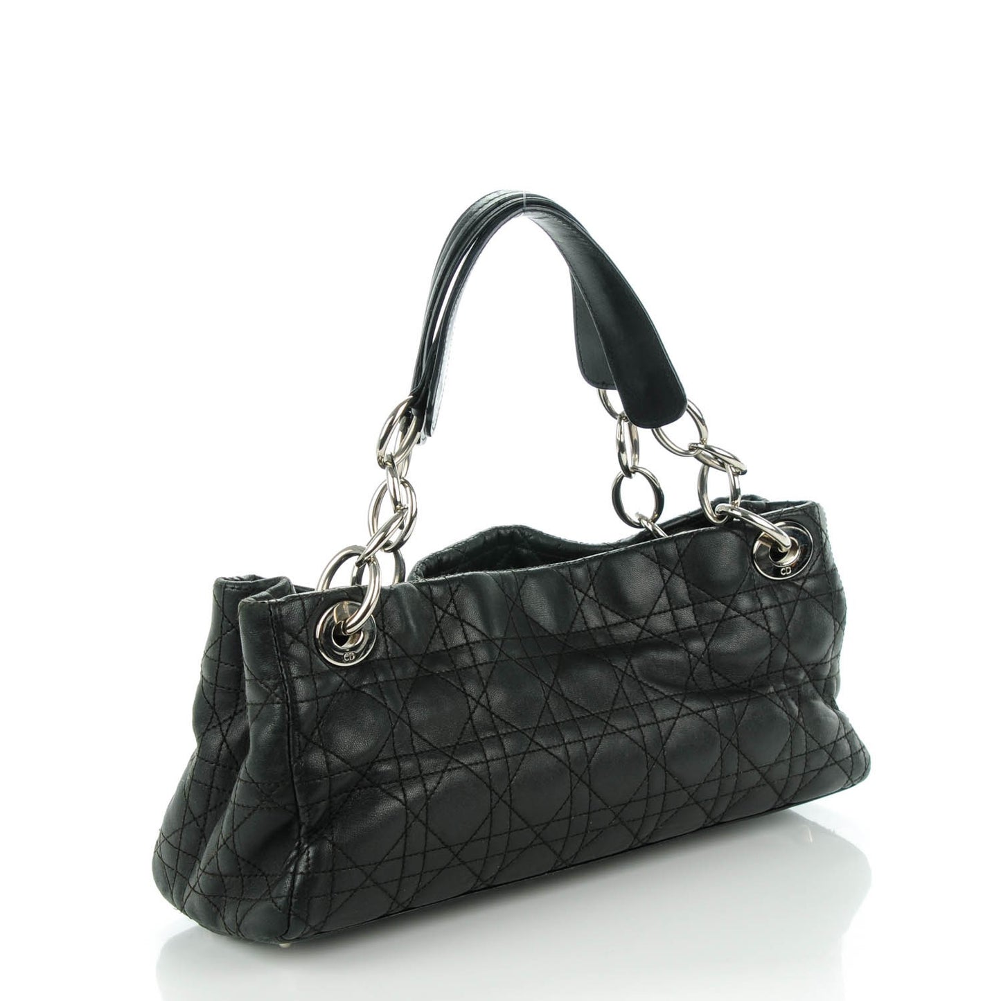 Lambskin Cannage Soft East West Tote Black