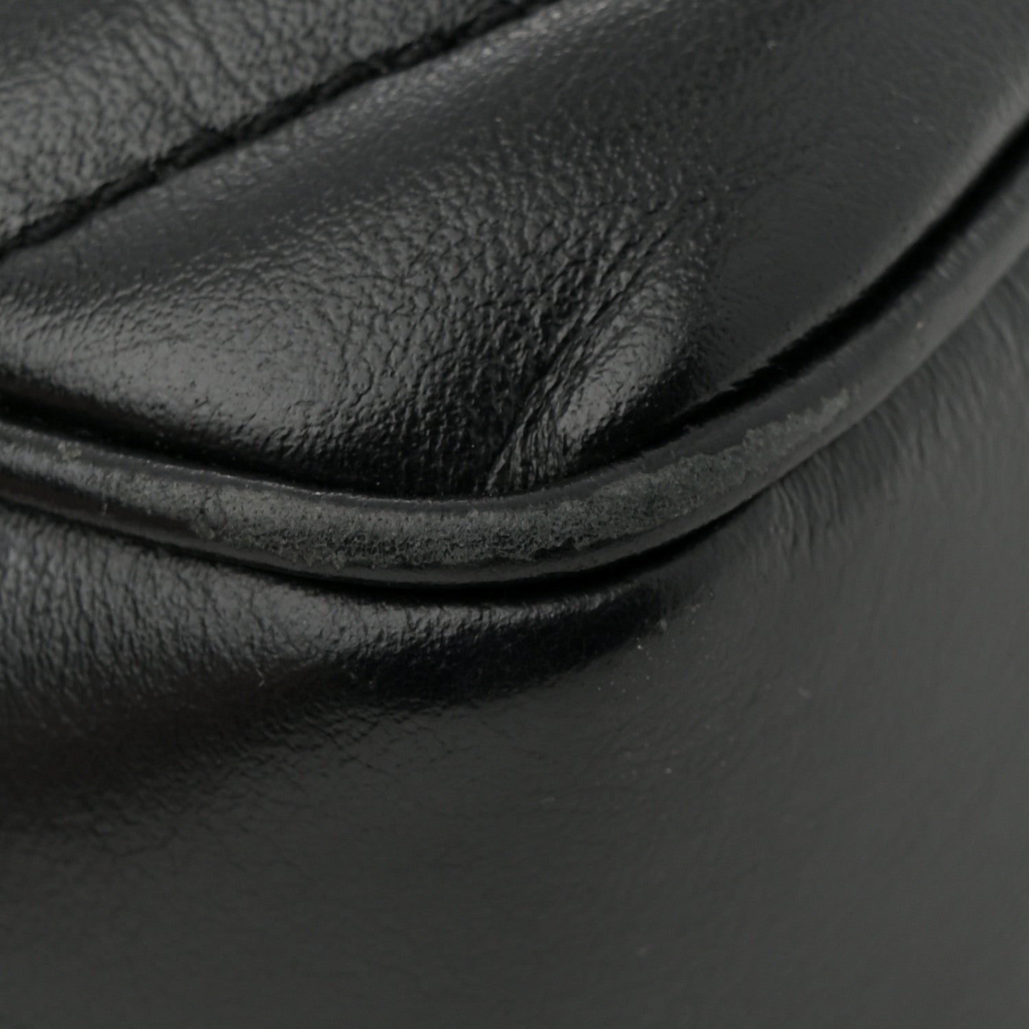 Saint Laurent Calfskin Matelasse Monogram Lou Camera Bag Black 14 of 14