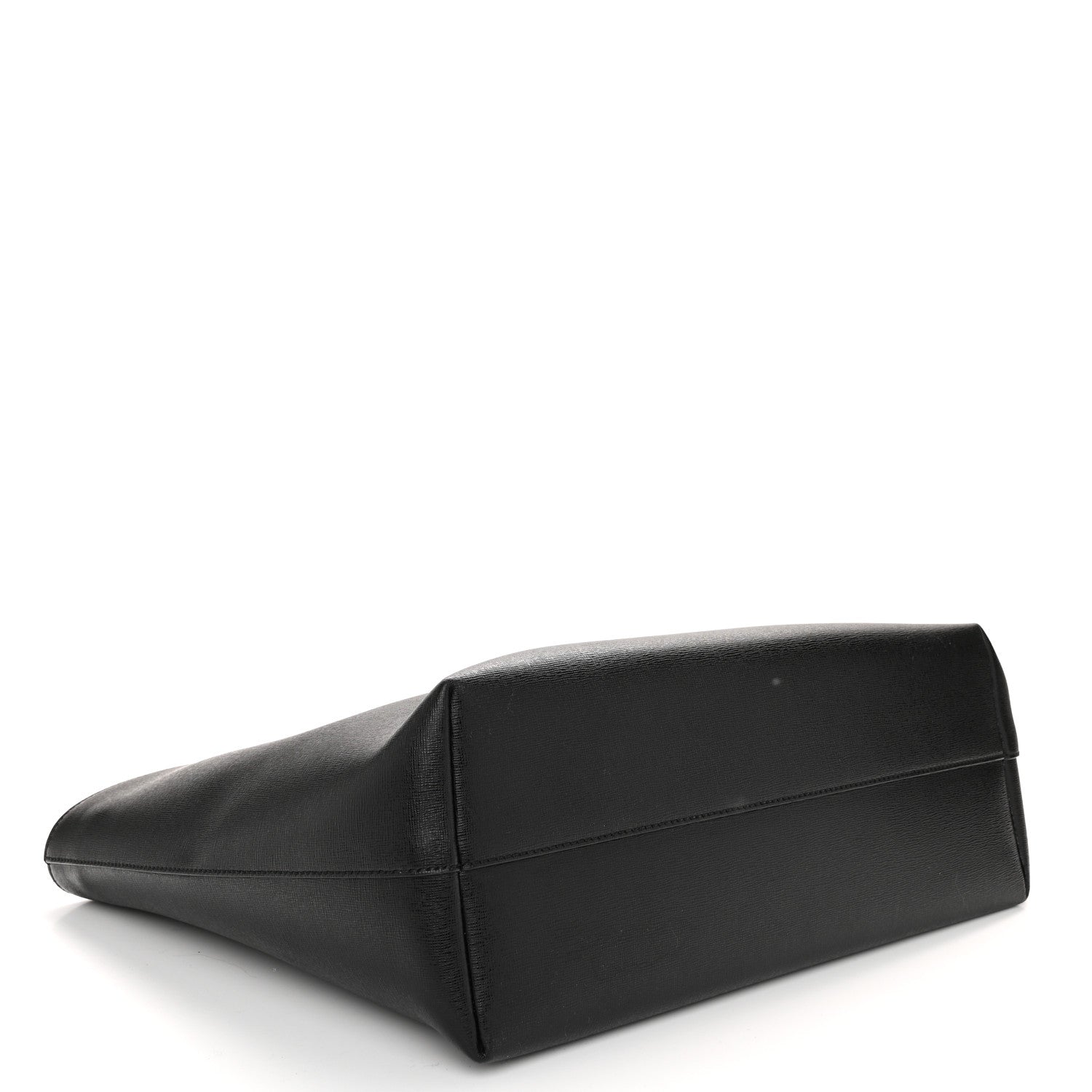 Fendi Vitello Elite Cuoio Monster Buggies Medium Roll Tote Black Multicolor Blue Cobalto 4 of 11