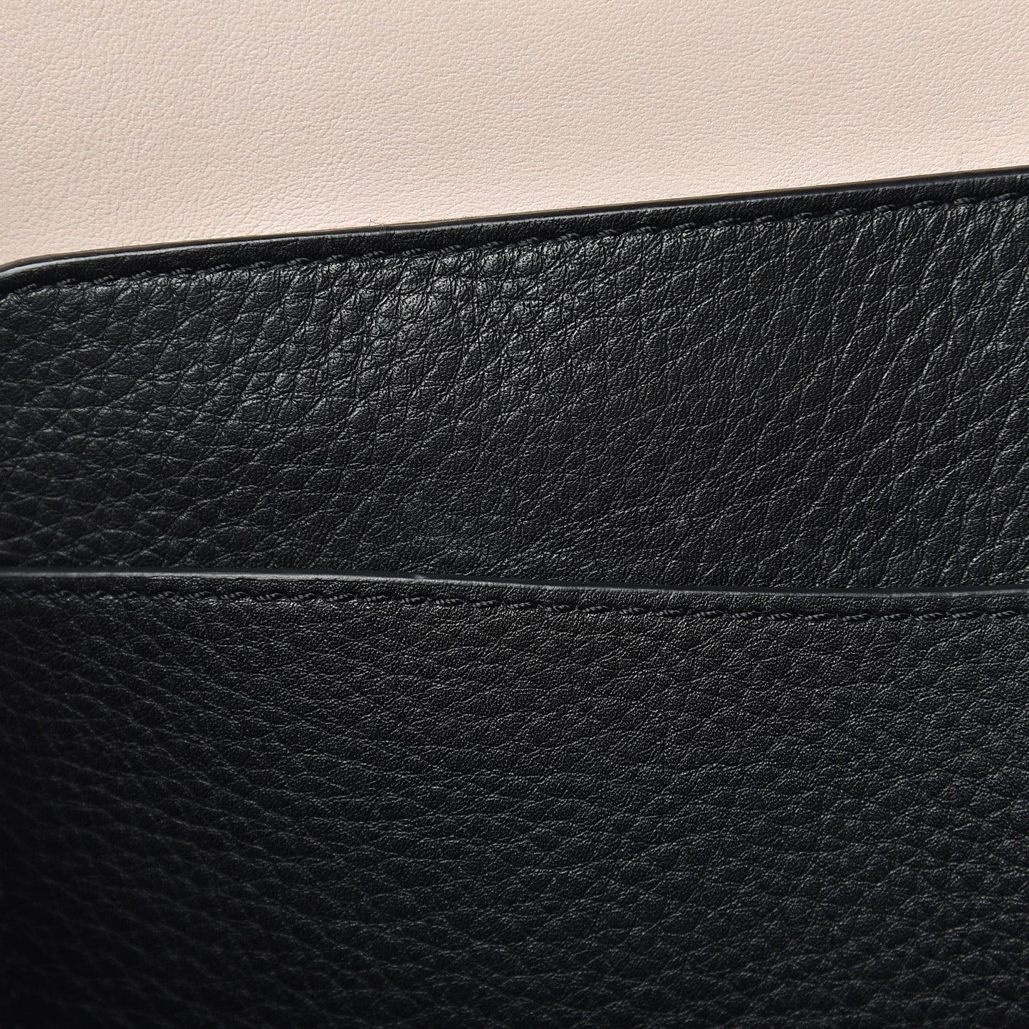 Soft Grain Calfskin Medium Belt Bag Black