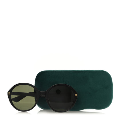 Gucci Acetate Round Sunglasses GG0023S Black 8 of 8