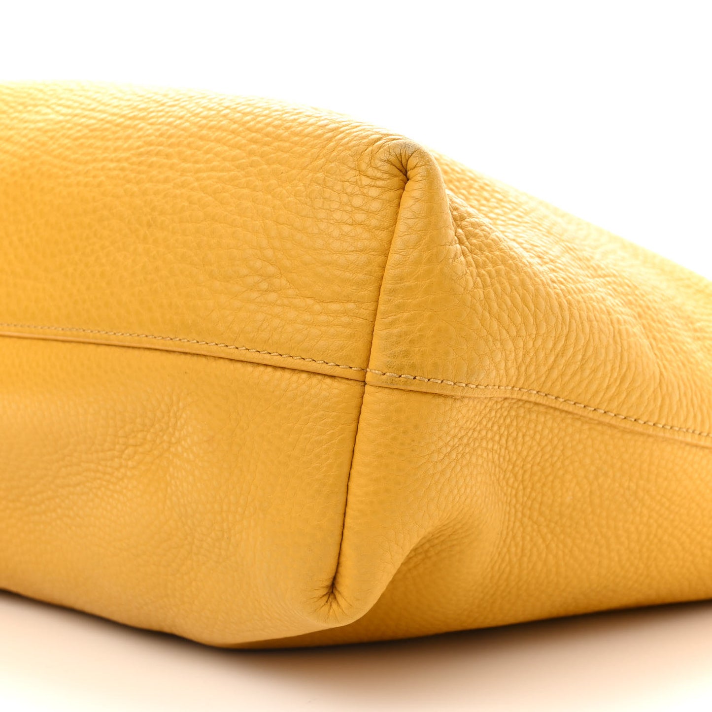 Vitello Daino Shopping Tote Mimosa