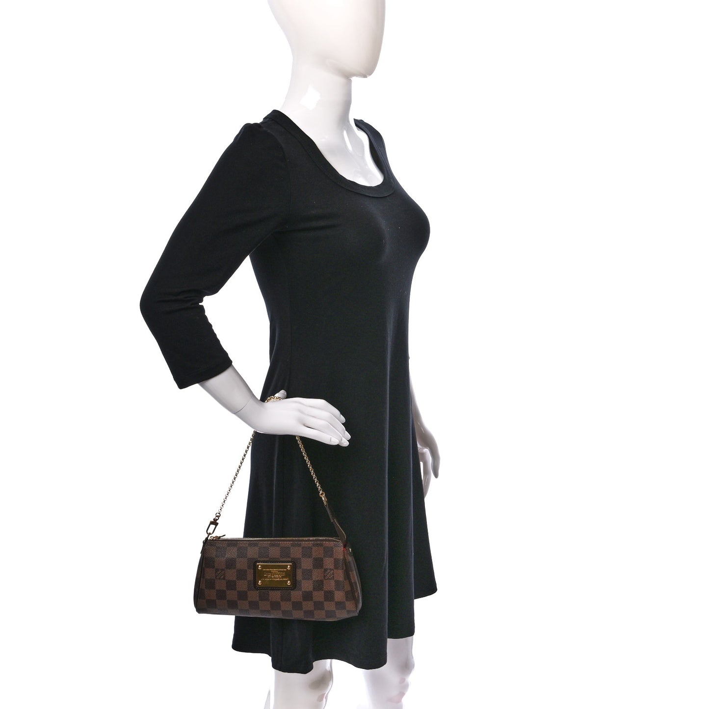 Damier Ebene Eva Clutch